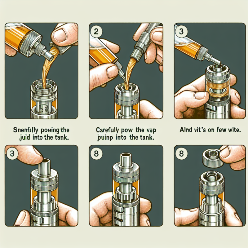 how to refill a viho turbo vape